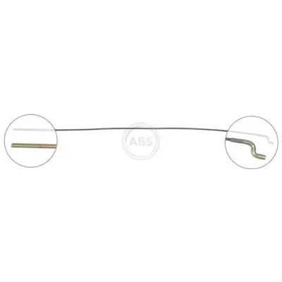 Devolución Gratuita Cable de accionamiento, freno de estacionamiento A.B.S. K10024